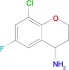 8-Chloro-6-fluorochroman-4-amine
