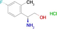 (S)-2-amino-2-(4-fluoro-2-methylphenyl)ethan-1-ol hcl