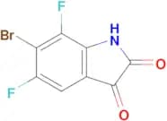 6-Bromo-5,7-difluoroindoline-2,3-dione