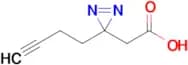 2-(3-(But-3-yn-1-yl)-3H-diazirin-3-yl)acetic acid