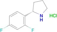 (S)-2-(2,4-Difluorophenyl)pyrrolidine hydrochloride