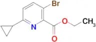Ethyl 3-bromo-6-cyclopropylpicolinate