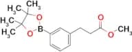 Methyl 3-(3-(4,4,5,5-tetramethyl-1,3,2-dioxaborolan-2-yl)phenyl)propanoate
