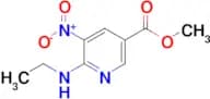 Methyl 6-(ethylamino)-5-nitronicotinate