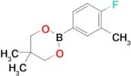2-(4-Fluoro-3-methylphenyl)-5,5-dimethyl-1,3,2-dioxaborinane