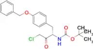 (S)-tert-Butyl (1-(4-(benzyloxy)phenyl)-4-chloro-3-oxobutan-2-yl)carbamate