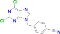 4-((2,6-Dichloro-9H-purin-9-yl)methyl)benzonitrile