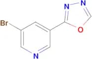 2-(5-Bromopyridin-3-yl)-1,3,4-oxadiazole