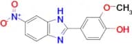 2-Methoxy-4-(6-nitro-1H-benzo[d]imidazol-2-yl)phenol