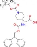 2-(4-((((9H-Fluoren-9-yl)methoxy)carbonyl)amino)-1-(tert-butoxycarbonyl)piperidin-4-yl)acetic acid