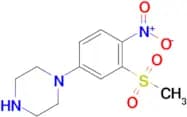 N-(3-Methylsulphonyl-4-nitrophenyl)piperazine