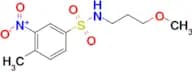 N-(3-Methoxypropyl)-4-methyl-3-nitrobenzenesulfonamide