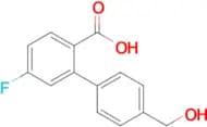4-Fluoro-2-(4-hydroxymethylphenyl)benzoic acid