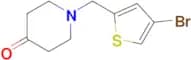 1-[(4-Bromothiophen-2-yl)methyl]piperidin-4-one
