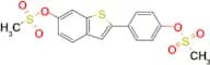 4-(6-((Methylsulfonyl)oxy)benzo[b]thiophen-2-yl)phenyl methanesulfonate