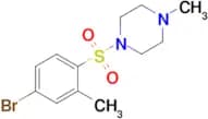 1-[(4-Bromo-2-methylbenzene)sulfonyl]-4-methylpiperazine