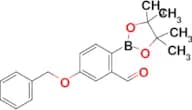 5-(Benzyloxy)-2-(4,4,5,5-tetramethyl-1,3,2-dioxaborolan-2-yl)benzaldehyde