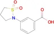 3-(1,1-Dioxo-1,2-thiazolidin-2-yl)benzoic acid