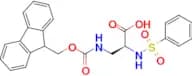(2s)-2-Benzenesulfonamido-3-({[(9h-fluoren-9-yl)methoxy]carbonyl}amino)propanoic acid