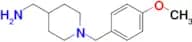1-{1-[(4-methoxyphenyl)methyl]piperidin-4-yl}methanamine