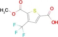 5-(Methoxycarbonyl)-4-(trifluoromethyl)thiophene-2-carboxylic acid