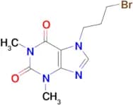 7-(3-Bromopropyl)-1,3-dimethyl-2,3,6,7-tetrahydro-1h-purine-2,6-dione