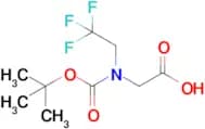 2-((Tert-butoxycarbonyl)(2,2,2-trifluoroethyl)amino)acetic acid