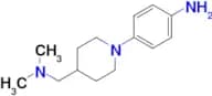 4-{4-[(dimethylamino)methyl]piperidin-1-yl}aniline