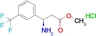 Methyl (3r)-3-amino-3-[3-(trifluoromethyl)phenyl]propanoate hydrochloride