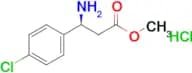 Methyl (3s)-3-amino-3-(4-chlorophenyl)propanoate hydrochloride
