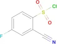 2-Cyano-4-fluorobenzene-1-sulfonyl chloride