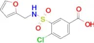 4-Chloro-3-[(furan-2-ylmethyl)sulfamoyl]benzoic acid