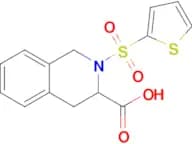 2-(Thiophene-2-sulfonyl)-1,2,3,4-tetrahydroisoquinoline-3-carboxylic acid