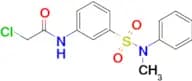 2-Chloro-N-{3-[methyl(phenyl)sulfamoyl]phenyl}acetamide