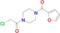 2-Chloro-1-[4-(2-furanylcarbonyl)-1-piperazinyl]ethanone