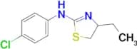 N-(4-Chlorophenyl)-4-ethyl-4,5-dihydro-1,3-thiazol-2-amine