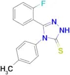 3-(2-fluorophenyl)-4-(4-methylphenyl)-4,5-dihydro-1H-1,2,4-triazole-5-thione