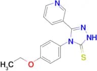 4-(4-ethoxyphenyl)-3-(pyridin-3-yl)-4,5-dihydro-1H-1,2,4-triazole-5-thione