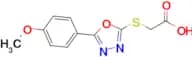 2-{[5-(4-methoxyphenyl)-1,3,4-oxadiazol-2-yl]sulfanyl}acetic acid