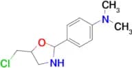 4-[5-(chloromethyl)-1,3-oxazolidin-2-yl]-N,N-dimethylaniline