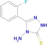 4-amino-3-(2-fluorophenyl)-4,5-dihydro-1H-1,2,4-triazole-5-thione