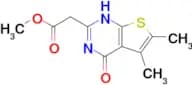 methyl 2-{5,6-dimethyl-4-oxo-1H,4H-thieno[2,3-d]pyrimidin-2-yl}acetate