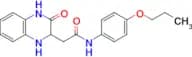 2-(3-Oxo-1,2,3,4-tetrahydroquinoxalin-2-yl)-n-(4-propoxyphenyl)acetamide