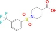 1-[3-(trifluoromethyl)benzenesulfonyl]piperidine-4-carboxylic acid