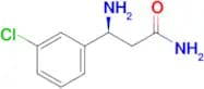 (3s)-3-Amino-3-(3-chlorophenyl)propanamide