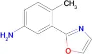 4-Methyl-3-(1,3-oxazol-2-yl)aniline
