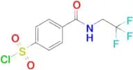4-[(2,2,2-trifluoroethyl)carbamoyl]benzene-1-sulfonyl chloride