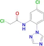 2-Chloro-n-[5-chloro-2-(1h-1,2,4-triazol-1-yl)phenyl]acetamide
