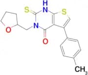5-(4-methylphenyl)-3-[(oxolan-2-yl)methyl]-2-sulfanylidene-1H,2H,3H,4H-thieno[2,3-d]pyrimidin-4-one