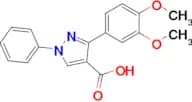 3-(3,4-Dimethoxyphenyl)-1-phenyl-1h-pyrazole-4-carboxylic acid